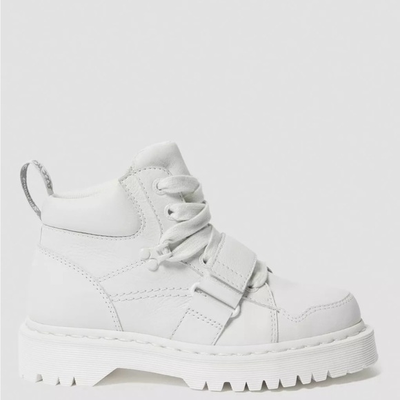 Dr Martens Zulma Women’s Virginia Leather Chunky Boot/Sneaker in White Size 8 - Picture 3 of 8